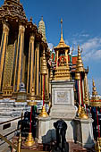 Bangkok Grand Palace, the Wat Phra Keow (temple of the Emerald Buddha), one of the four monuments dedicated to Chakri kings. 